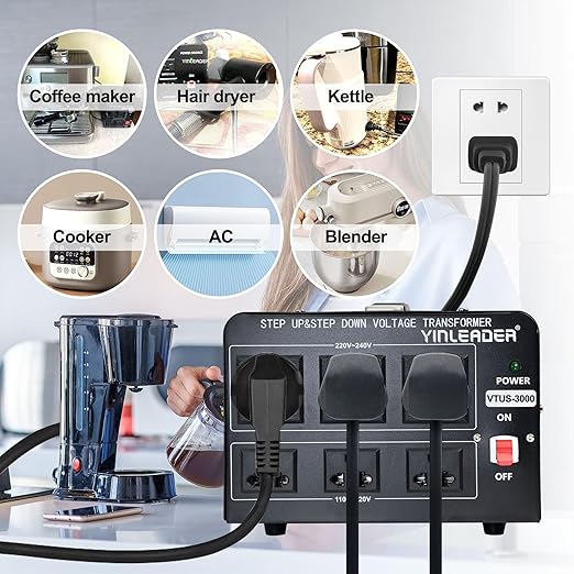 Yinleader Voltage Converter Transformer Step Up/Down Transformer Converter - Image 4
