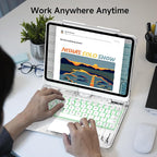 iPad Keyboard Case for iPad 10th Gen & 11th, Magic Wireless Keyboard - Image 9