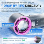 15000RPM 24H Max Cooling Time Highly Speed Hand Fan, Collapsible Mini Small - Image 4