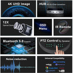 Tenveo VLGroup All-in-One 4K Conference PTZ Camera - Image 2