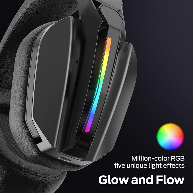 Monster Mission ANC200 Wireless Gaming Headset, 7.1 Virtual Surround Sound - Image 5