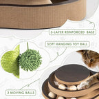 Cat Toys Cactus Cat Scratching Post, Natural Sisal Scratcher - Image 4