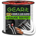 14AWG Speaker Wire, GearIT Pro Series 14 AWG Gauge Speaker Wire Cable Great Use by GEARit