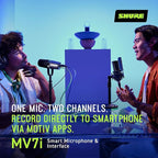 Shure MV7i Smart Microphone – USB-C & XLR Mic - Image 7