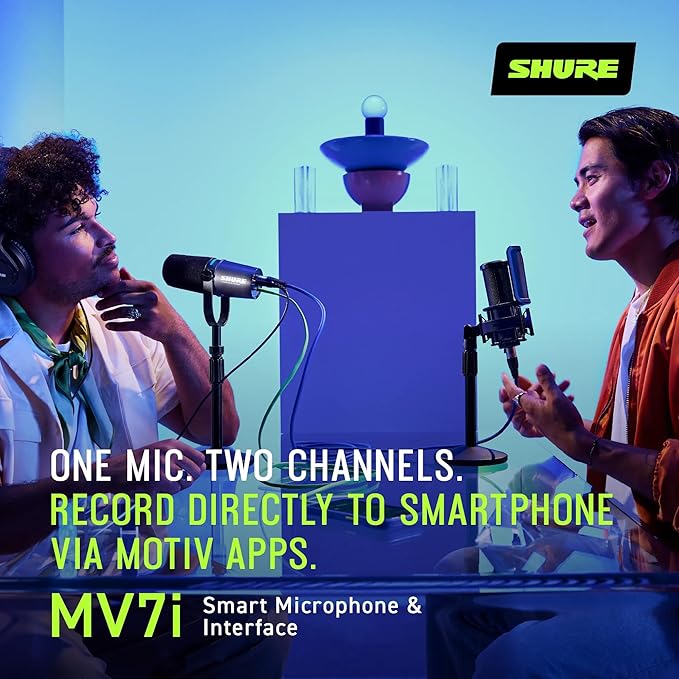 Shure MV7i Smart Microphone – USB-C & XLR Mic - Image 7