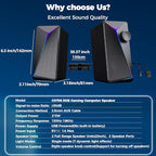 ROSON Computer Speakers, Gaming PC Speakers - Image 6