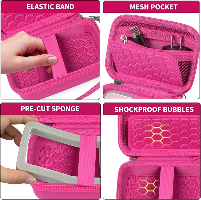 Carrying & Protective Case for Digital Camera, AbergBest 21 Mega Pixels 2.7" - Image 3