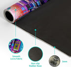 Dark Purple Japanese Gaming Mouse Pad Abstract Anime Mat 31.5x11.8 Inch Tokyo - Image 8