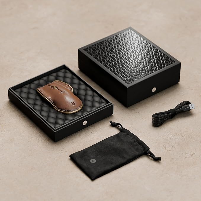 LUNAR ARTEFACTS Ambidextrous Rechargeable Bluetooth Wireless Computer Mouse - Image 6