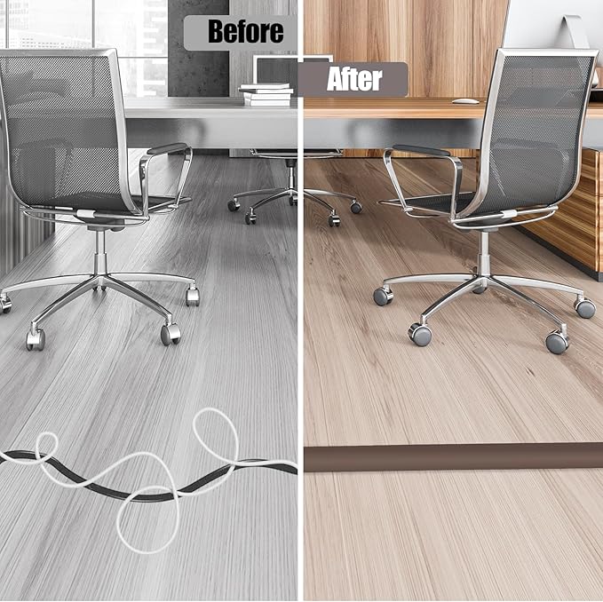 Floor Cord Cover Cable Cavity Self Adhesive Cord Hider Floor Floor Cable - Image 5