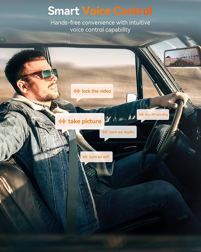 WOLFBOX G900 PRO Mirror Dash Cam - Image 5