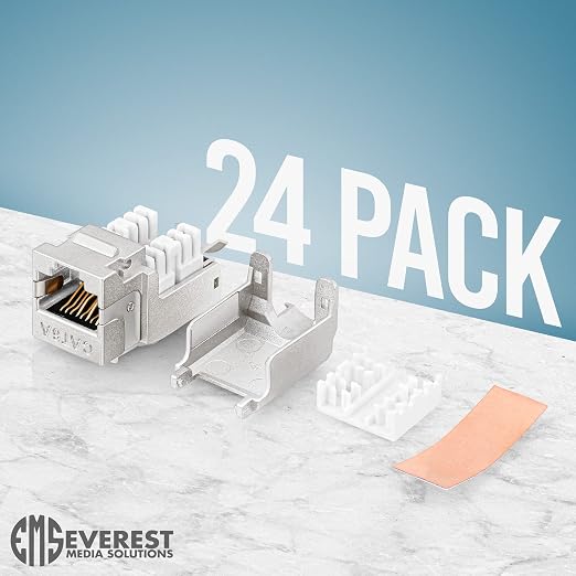 Everest Media Solutions RJ45 Shielded Keystone Jack - Image 2