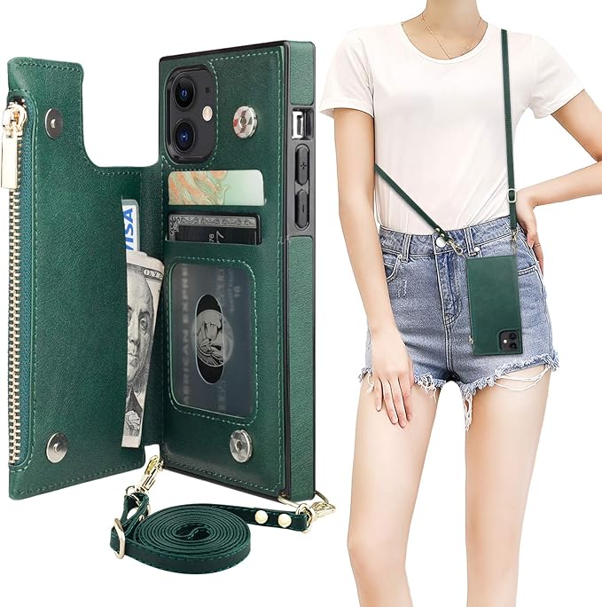 Bocasal Crossbody Wallet Case for iPhone 11 by Bocasal
