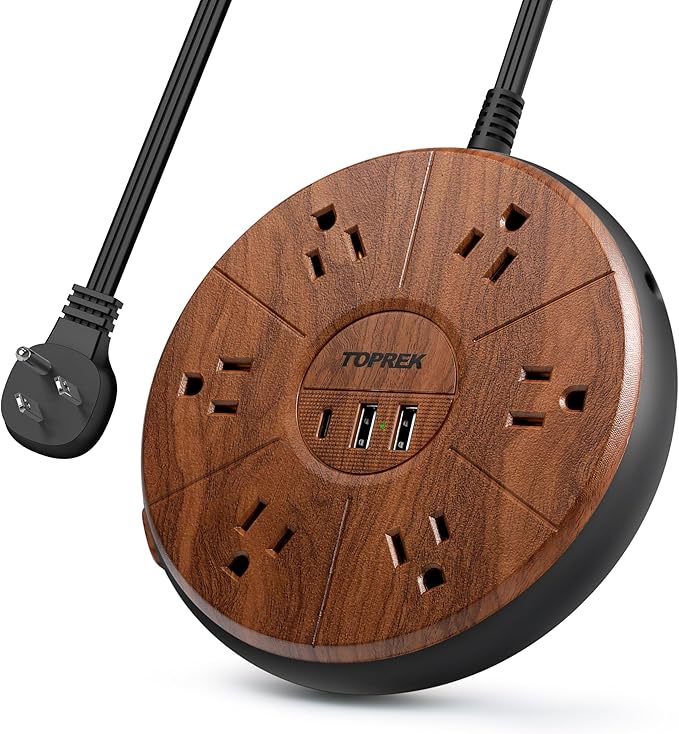 Power Strip with USB by TOPREK