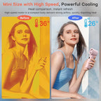 Personal Handheld Fan, Portable 3-in-1 High-Speed Turbo Fan - Image 2