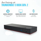 Lenovo 40AN0135US Thunderbolt 3 Dock Gen 2 Dual UHD 4K Display - Image 3