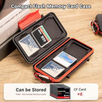 Kiorafoto 6 CF Card Slots Professional Water-Resistant Anti-Shock Compact Flash - Image 2