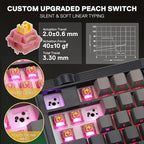 Redragon K729 PRO 80% Wireless Gasket RGB Gaming Keyboard, 3-Mode TKL - Image 5