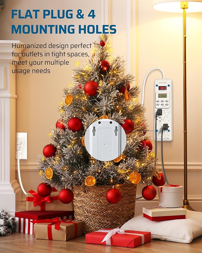 DEWENWILS 8 Outlet Power Strip - Image 5