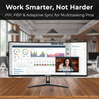 Deco Gear 34” Curved Ultrawide Business Monitor | 3440x1440, 99% sRGB | - Image 6