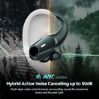 Active Noise Cancelling Ear Buds Wireless Earbuds 80H Playtime Bluetooth - Image 2