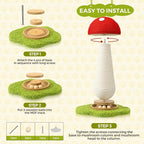 Cat Scratching Post for Indoor Cats, Cat Toys Scratcher Sisal Cat Scratch Posts - Image 7