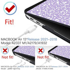 MEEgoodo for MacBook Air 13 inch Case 2021 2020 2019 Released A2337 M1 A2179 - Image 2