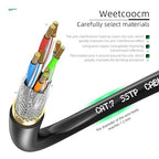 Ethernet Extension Cable 3ft, Network Cat6a Extension Patch Cable RJ45 Cords - Image 3