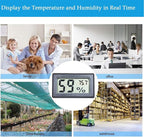 4-Pack Mini Digital Temperature Humidity Meters Gauge Indoor Thermometer - Image 6