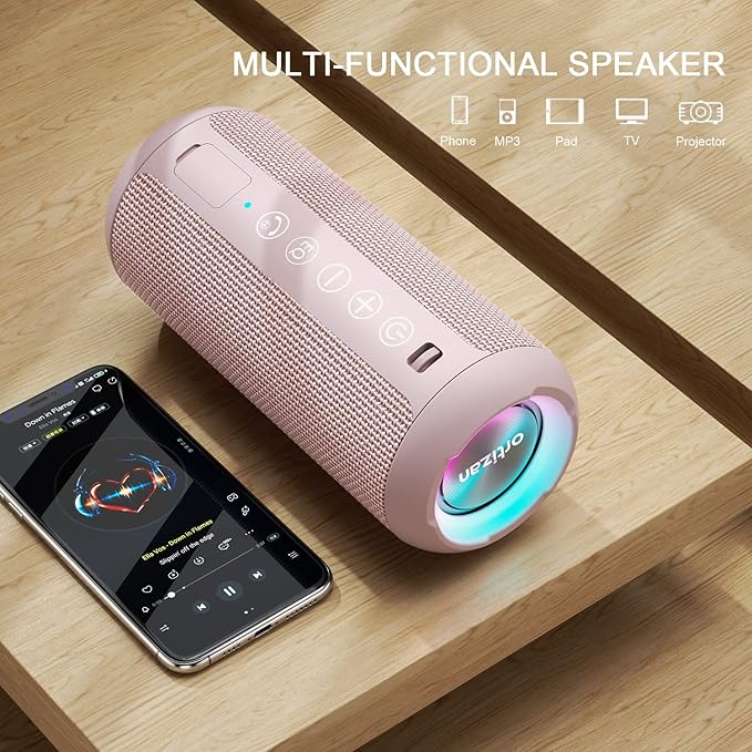 Ortizan Portable Bluetooth Speakers, IPX7 Waterproof Wireless Speaker - Image 4