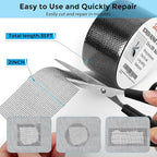 Black Window Screen Repair Tape, 2IN X 35FT Screen Repair Kit - Image 2