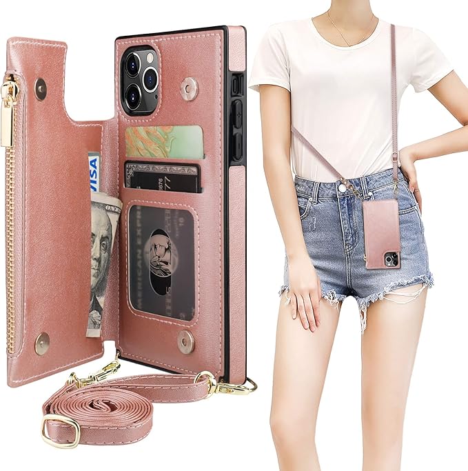 Bocasal Crossbody Wallet Case for iPhone 11 Pro by Bocasal