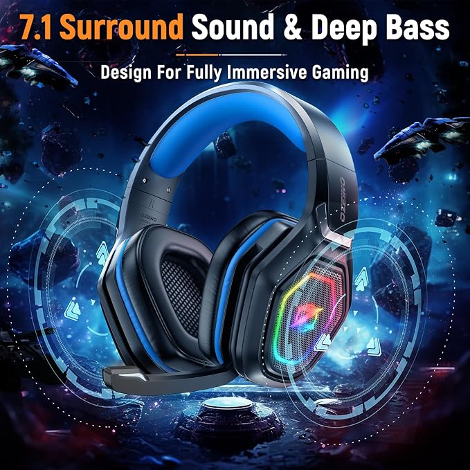 Wireless Gaming Headset for PC, Ps4 - Image 3