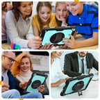 Timecity for iPad Air 3/ Pro 10.5 Inch Case, 360° Rotating Stand, Pencil Holder - Image 9