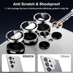 WSKEN for Samsung Galaxy S24 Ultra Camera Lens Protector, Ultra Thin Scratch - Image 3