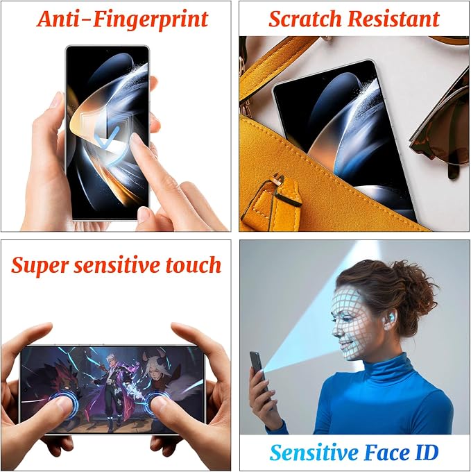 2 Pack Galaxy S24 Plus/S25 Plus Matte Screen Protector, 9H Hardness Tempered - Image 7