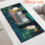 Mouse Pad Large Cat Sitting on The Windowsill Non-Slip Game Desk Mat - Image 5