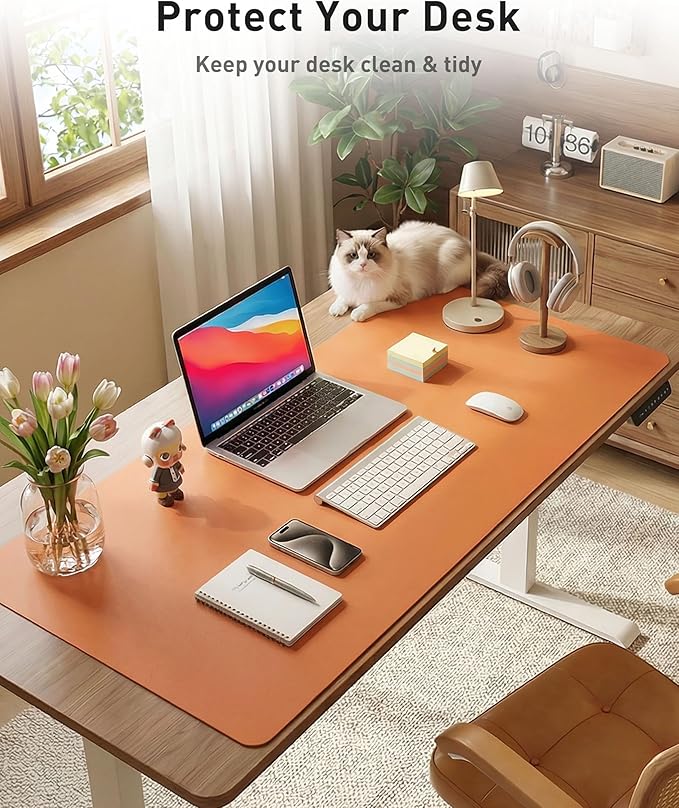 Aothia Faux Leather Desk Mat - Image 8