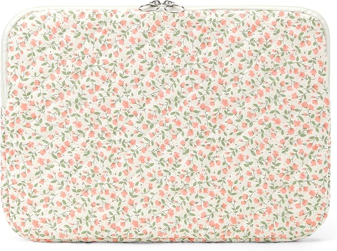 Puffy Laptop Sleeve 13-15.6 Inch Cute Quilted Laptop Protective Case Padded by BBIQI