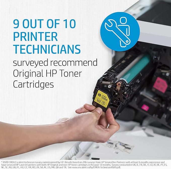 HP 213A Cyan Original LaserJet Toner Cartridge, W2131A. Works - Image 8