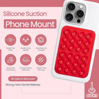 SUCKY Silicone Suction Phone Case Adhesive Octo Cup Buddy Mount - Image 2