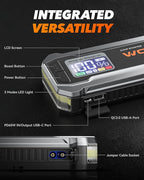 WOLFBOX 4000A Jump Starter, 12V Car Battery Jump Starter - Image 9
