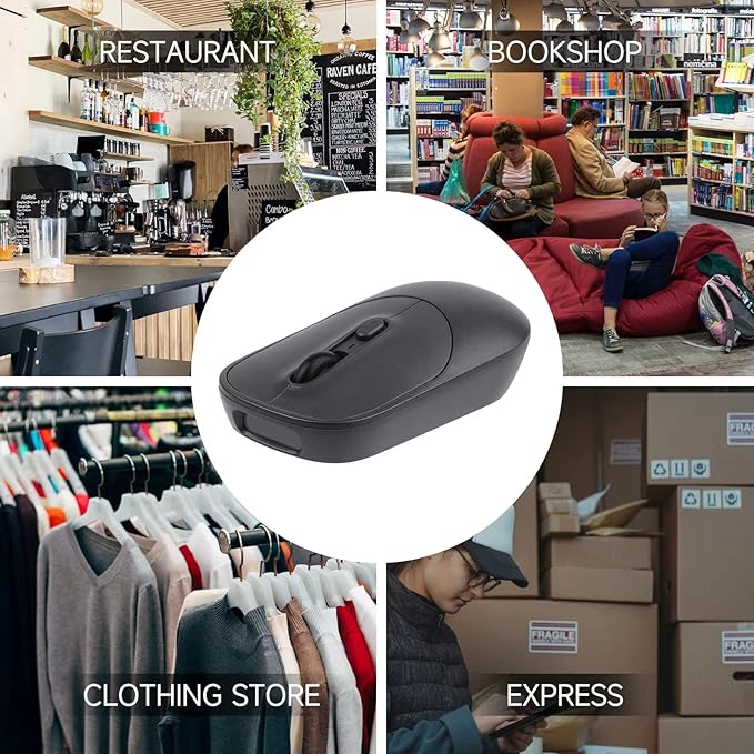 New Wireless Mouse Barcode Scanner, 2-in-1 Design 2D Handheld Barcode Scanner - Image 6