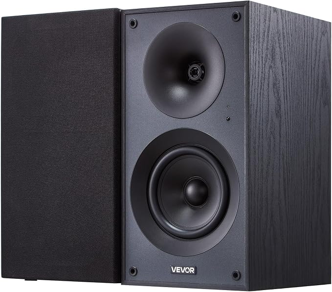 VEVOR Powered Bookshelf Speakers, 25W x 2, Active Studio Monitor Speaker by VEVOR