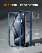Miracase Magnetic for iPhone 15 Pro Max Case 6.7'' Full-Body Drop Proof Bumper - Image 3