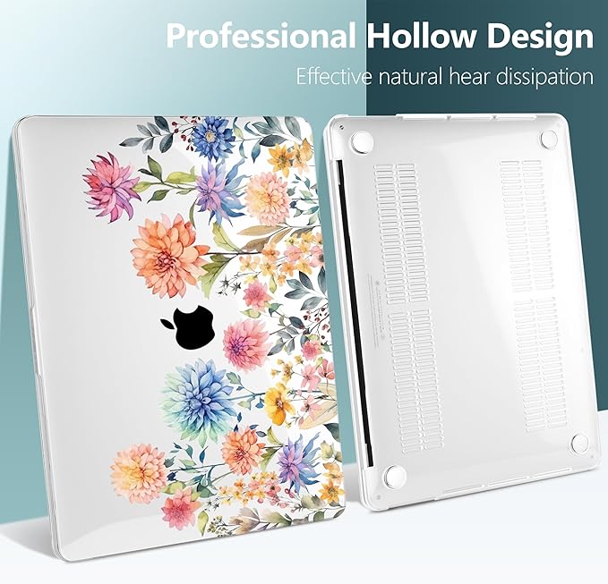 TWOLSKOO Compatible with MacBook Pro 13 inch Case 2023-2016 A2338 M2/M1 A2251 - Image 5