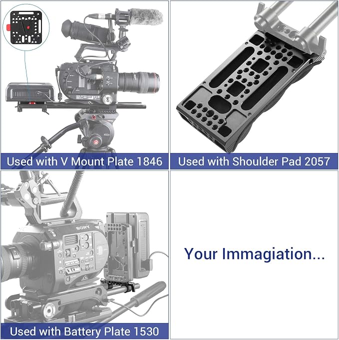 SmallRig Super Lightweight 15mm Railblock, Rod Clamp - Image 6