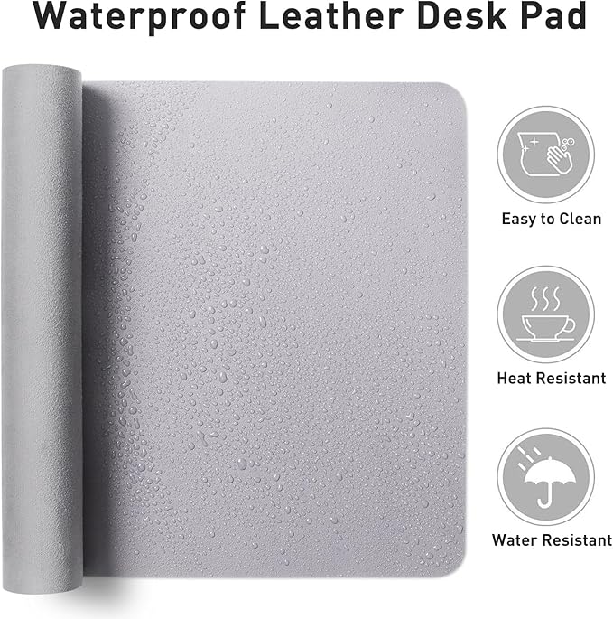 Aothia Faux Leather Desk Mat - Image 7