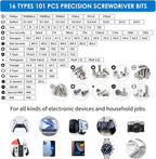 SHARDEN Precision Screwdriver Set, 122 in 1 Electronics Magnetic Repair Tool Kit - Image 2