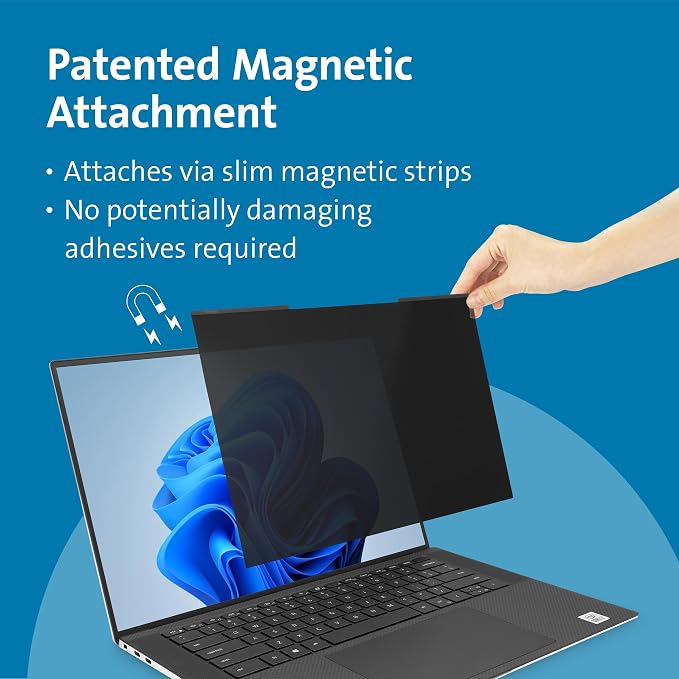 Kensington MagPro™ Magnetic Laptop Privacy Screen 16 inch, Removable 16:10 - Image 2
